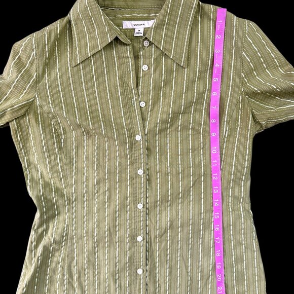 Merona Chartreuse Blouse - Picture 3 of 9